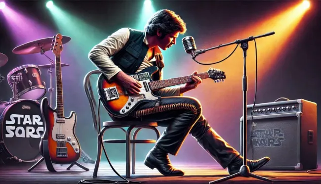 Han Solo - Star Wars mop Han Solo met gitaar