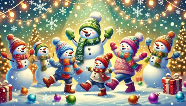 Sneeuwmannenfeestje