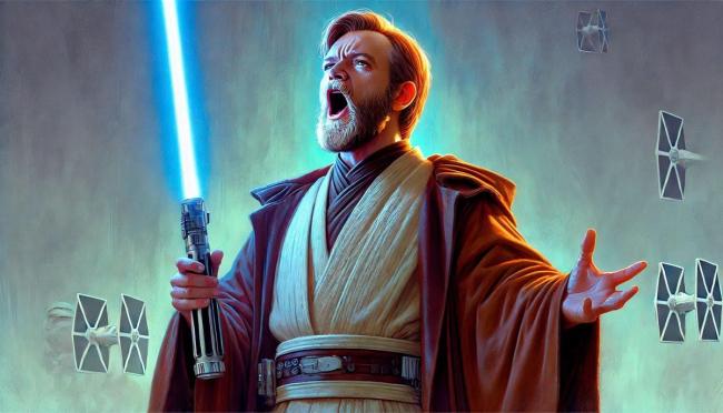 zingende obi wan kenobi